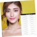 FOMIYES 6 Sheets Pairs Black Makeup Stick-on Brows Eyebrow Makeup Tools Eyebrow Stickers 3d Artificial Patch - Buy Online on GoSupps.com
