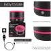 DaizySight Electric Makeup Brush Cleaner - Fast Spin & Clean in Seconds - Black & Pink - Buy Online on GoSupps.com