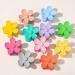 Candy Colored Hair Claw Clips Flower Hair Clips Big Cute Claw Clips Thick Hair Scrub Hair Clip Sweet Flower Clip (Gray) - Buy Online on GoSupps.com