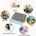 2 Pcs ALBOYI Baby Diaper Changing Pad Set | Waterproof & Reusable Nappy Mat for Home and Outdoor | Grey/Blue - Buy Online on GoSupps.com