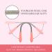 Spring Hair Remover - 4 Pack Stainless Steel Epilator for Women - Facial Hair Removal Tool for Face, Chin, Upper Lip, and Mustache - Buy Online on GoSupps.com