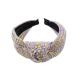 Bohemian Purple Raffia Straw Headband: Stylish Wide Hairband for Girls - Buy Online on GoSupps.com