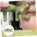 SESESFOUFU Jade Massage Tool - Relaxation & Acupuncture Device for Body & Scalp - 11.50x1.50cm Green - Buy Online on GoSupps.com