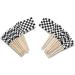 HOMSFOU 400 Pcs Mini Checkered Picks Mini Racing Flag Picks Racing Flags for Cakes Mini Checkered Topper Checkered Flag Picks Mini Cupcake Checkered Flag Toppers Toothpick Bamboo Dessert - Buy Online on GoSupps.com