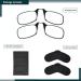 Noble Ultra Slim Reading Glasses 2 Pairs with Armless Design and Silicone Case Holder - Black 2.00 - Buy Online on GoSupps.com