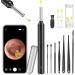 Ear Wax Removal Ear Cleaner with Camera Ear Wax Removal Tool with 1080P Ear Camera Otoscope with Light Ear Wax Removal kit for iPhone iPad Android Phones (Standard)