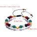 Oralgo Adjustable Woven Bracelet with National Flag - Colorful Pearls for Peace Supporters | Hand Chain for Peace Fans - Buy Online on GoSupps.com