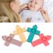 4 Silicone Baby Teething Rings - Infant Tooth Relief Soft Molar Toys for Soothing Gums - Buy Online on GoSupps.com