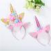 HIDOLL Unicorn Horn Headband Flower Ears Headband Rainbow Color Different Design for Girl Party Birthday Cosplay Festivals (WHITE) - Buy Online on GoSupps.com
