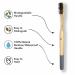Travel Toothbrush Kit with Bamboo Toothbrushes, Floss and Case - 4 Pack - Portable Toothbrush Holder for Home, Travel, Camping - Eco-Friendly Dental Care Set - Buy Online on GoSupps.com