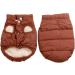 Joydaog 2-Layer Fleece-Lined Dog Jacket | Warm & Windproof Vest for Winter | Extra Soft Brown XXXL/3XL - Buy Online on GoSupps.com