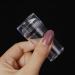 2PCS Nail Art Stamping Tools Transparent Seal Crystal Silicone Head with Scraper DIY Manicure Printing Tool Nail Art Accessories