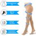 Shop Varicose Veins Compression Pantyhose Stocking 20-30 mmHg - Closed Toe Support Hose in Beige XXL | International Shipping Available - Buy Online on GoSupps.com