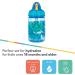 Nuby Flip-it Kids On-The-Go Printed Water Bottle - Bite Proof Straw - 12oz - 18+ Months - 1 Pack - Prints & Colors May Vary - Buy Online on GoSupps.com