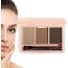 Eyebrow Powder Kit with Brush | Cosmetics Makeup Kit - Eyebrow Powder Sculpting Kit with Built-in and Brush Long-Lasting Brow Beauty Waterproof Compact Eyebrow Shaper Set for Women Oat Brown - Buy Online on GoSupps.com