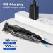 KEMEI KM-2269 Professional Cordless Hair Trimmer for Men - Electric Beard Clipper with Zero Gapped T Blade & LED Display | International Shipping - Buy Online on GoSupps.com
