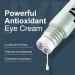 Caffeine Eye Cream JVR Eye Cream Against Wrinkles and Dark Circles Reduces Bags & Eye Swelling Moisturises the Skin for Men 20 ml - Buy Online on GoSupps.com