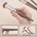 Magefy 15-Piece High-Quality Synthetic Makeup Brush Set with Case | Foundation Powder Concealer & Eyeshadow Brushes (Champagne) - International Shipping Available - Buy Online on GoSupps.com
