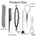 6 Pcs Hair Styling Accessories | Braiding, Pulling & Loop Tools | Topsy Tail Hair Tool - Buy Online on GoSupps.com