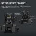 VOTATU V2 Fiber Optic Iron Sights - Flip Up Front and Rear Backup Sights with Green Red Fiber Optics - Tool-Free Adjustable Front Sight - Rapid Transition - Flat Black - Buy Online on GoSupps.com