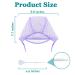Yzurbu 3pcs Hair Highlighting Caps Kit for Salon Hair Coloring - Pink Blue Purple - Buy Online on GoSupps.com