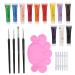 Nail Art Palette Kit - 4PCS Brush Pen for Easy Drawing | Exquisite Craftsmanship for Home and Beauty Salons - International Shipping Available - Buy Online on GoSupps.com