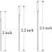 30 Large Eye Stitching Needles - 3 Sizes - Big Eye Hand Sewing Needles - Clear Storage Tube - Buy Online on GoSupps.com