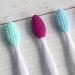 Double Side Nose Brush Silicone Beauty Nasal Blackhead Removing Long Handle Blackhead Clean Tools Skin Cleaning Tools for Home- Yellow - Buy Online on GoSupps.com