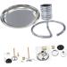 Buy Minkissy Moxa Stick Holder Set - Stainless Steel Desk Rack & Tray for Home Use - Optimize Your Moxa Therapy - Buy Online on GoSupps.com