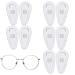 Bexdug nasal pads for glasses-5 pairs of silicone glasses-nose pad substitutes |Anti-slip glasses-nose cushion cushion glasses repair sets for men and women