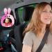 AIPINQI Baby Car Mirror - 100% Shatterproof Safety | Rear and Forward Facing Cartoon Mirror for Infant and Newborn (Rabbit) - Buy Online on GoSupps.com