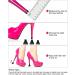 12 Pairs Heel Protectors for High Heels - Non-Slip Stiletto Heel Caps | Noise Reducing Grass Friendly - White & Black Available - Buy Online on GoSupps.com