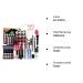 All-in-One Make-Up Case & Set for Girls - 25pcs Cosmetic Palette Eyeshadow Lipstick & Blush Starter Kit Gift - Buy Online on GoSupps.com