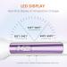 Professional Hair Straightener | 1.65" Titanium Flat Iron | Fast Heating LED Temp Display 10 Temp Levels | International Shipping Available - Buy Online on GoSupps.com