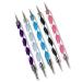 5 pieces NAILFUN Swirltool fine medium coarse nail art tool with 2 tips