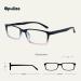 Opulize Blue Light Filter Glasses - Anti-Reflective Gaming & Computer Glasses for Men - Narrow Frame Spring Hinges +2.00 Diopters Black to Pink/Purple - Buy Online on GoSupps.com