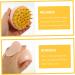 Orfofe Shampoo Massage Brush Set - Daily Scalp Peeling & Compact Accessories | Weather-Resistant Scalp Scrape Device | Travel-Friendly 9.6x8.4x8.1cm - Buy Online on GoSupps.com