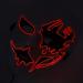 Masquerade Glowing Mask with EL Cold Light Luminous Mask Remote Control Scary White Mask for Cosplay Party Festival Halloween Costume (Red) - Buy Online on GoSupps.com