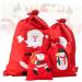 KOMBIUDA 4 1 Bags Medium Size Merry Christmas Sack Candy Bag for Christmas Oversized Child Handbag - Buy Online on GoSupps.com