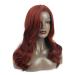 Buy Long Red Wavy Synthetic Wig for Women - 80s 70s 60s 50s Brazilian Curly Cosplay Hair - Buy Online on GoSupps.com