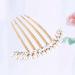 MAGICLULU Hair Insertion Comb Womens Hair Accessories Pearl Side Comb Rhinestone Hair Comb Bling Decor Hairpin Crystal Decor Gold Decor Headgear Bride European and American - Buy Online on GoSupps.com
