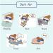 HXINFU Funny Pug Dog 3D Eye Mask for Men - Sleep Blindfold for Home & Office - Buy Online on GoSupps.com