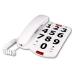 FEIlei Elderly Telephone Big Button Telephone Large Number Redialing Corded Landline for Elderly Hands Corded Telephone