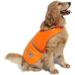 Hiado Dog Reflective Safety Vest - High Visibility Jacket for Walking, Running, Hiking - Protects Dogs from Cars and Hunting Accidents - Orange XL - Buy Online on GoSupps.com