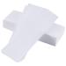 Metagio 400 pieces of fleece strips in professional quality fleece wax strips for hair removal waxing cartridges depilation sugaring paste and waxing do not tear during hair removal