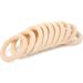 Wooden Teething Ring 65mm Blue - Safe Wood for Home Decor & Wedding - Natural Wood Rings - Buy Online on GoSupps.com