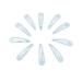 AMPOSSTO 10PCS Small Snap Hair Clips for Women Girls Bangs Side Hairpins Simple Hair Accessories Aurora White