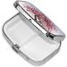Japanese Cherry Tree Pill Case | 2 Compartment Travel Pill Box | Cute Pocket Organizer for Gifts - Buy Online on GoSupps.com