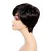 Unonet Pixie Cut Human Hair Wig with Bangs - Short Brazilian Virgin Hair Wigs for Women - Layered Wavy Style for Party and Daily Use (Natural Black) - Buy Online on GoSupps.com
