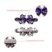 6 Vintage French Hair Clips - Kalolary Crystal Rhinestone Retro Hairpins for Women - Perfect Mother's Day Gifts - Buy Online on GoSupps.com